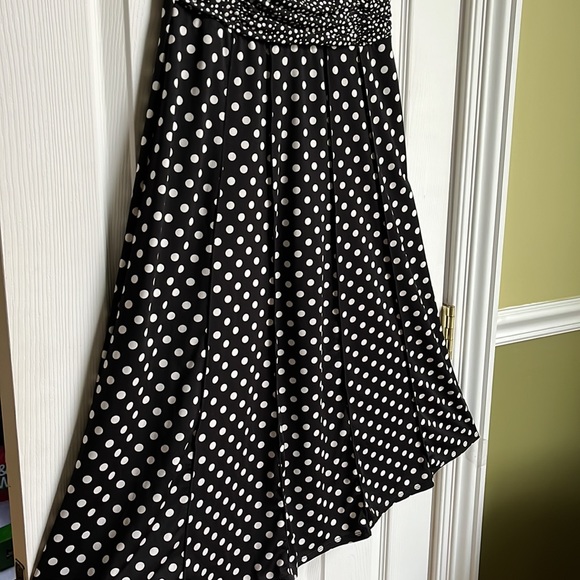 Beautiful A- shaped dress with bolero jacket, used once, size S - Picture 5 of 6